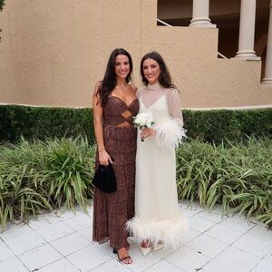 Gianni Bini Grace Metallic Plisse Sweetheart Neck Cut-Out Tiered Dress